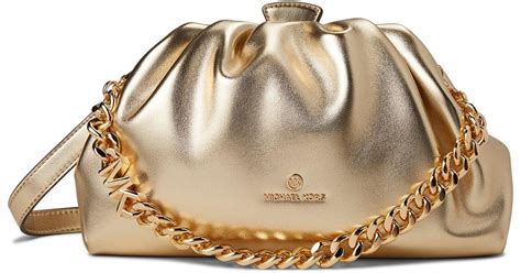 michael kors gold clutch bag.